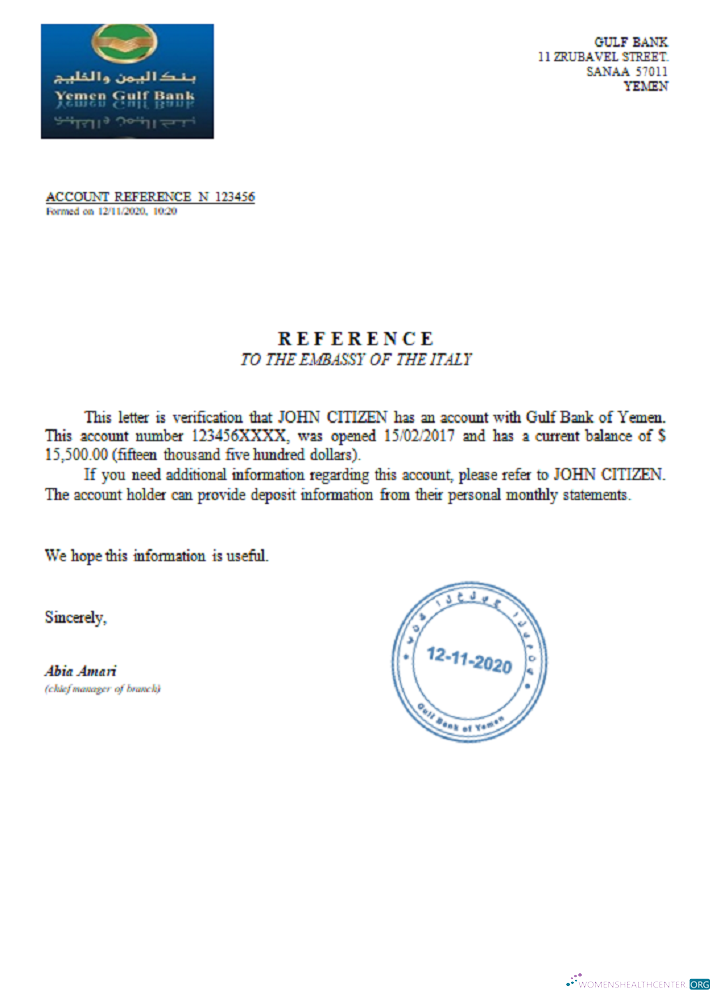 Download Yemen Gulf Bank reference Photoshop template